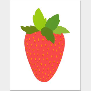 Red Strawberry Posters and Art